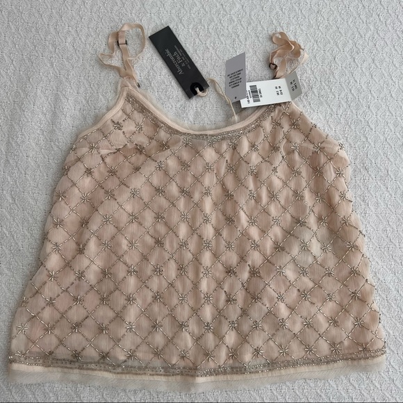 Christmas/ Holiday party top. A&F top with delicate detailing - Picture 1 of 5